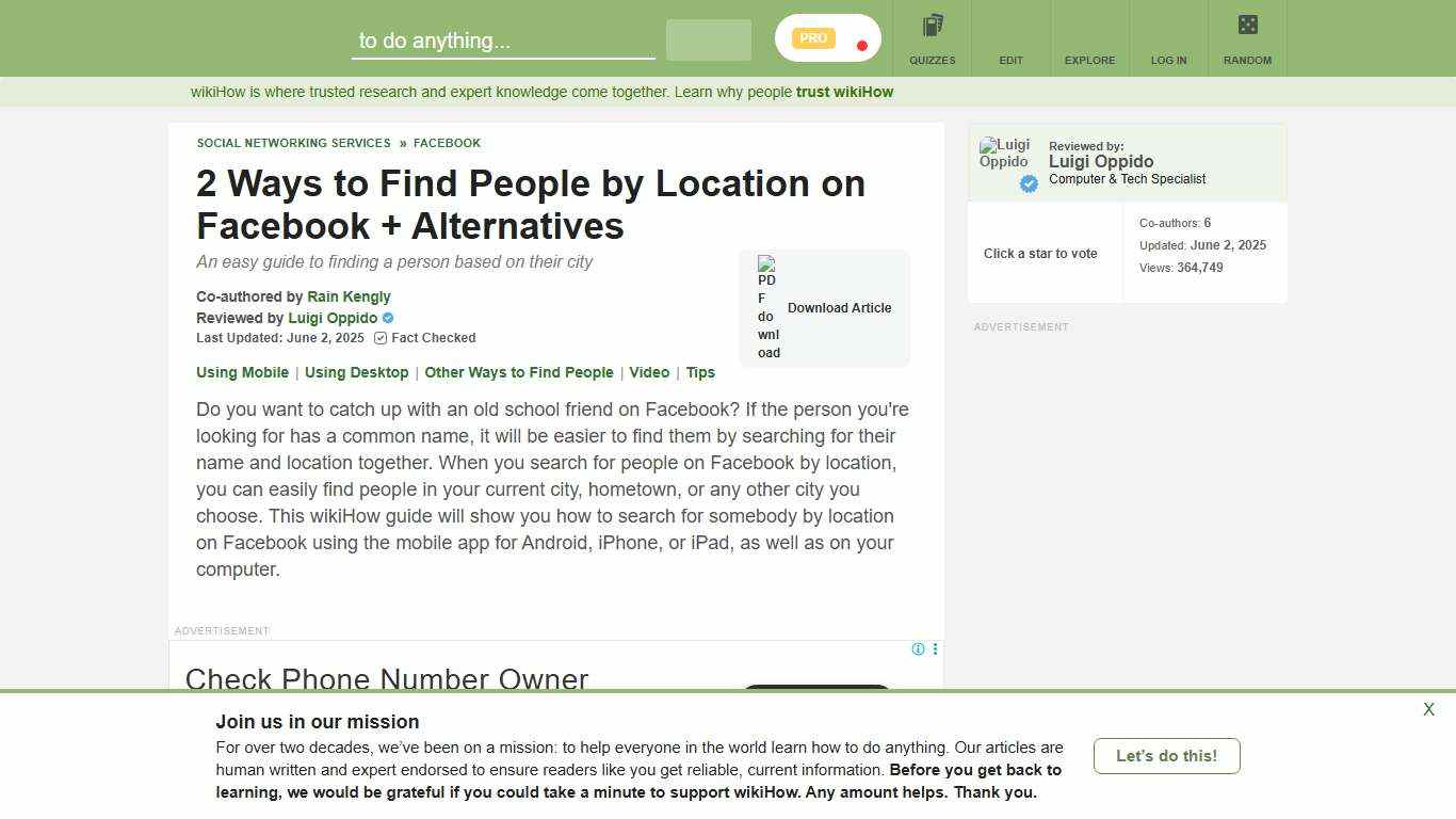 How to Find People by Location on Facebook: Mobile + Desktop