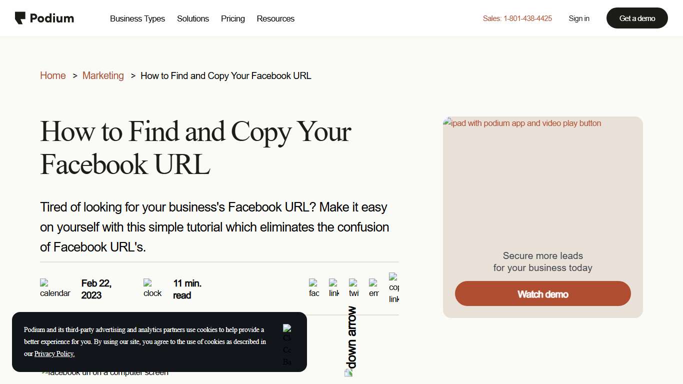 How to Find Your Facebook URL for Profile or Business Page